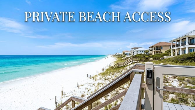 Destin Vacation Rentals with Private Beach Access